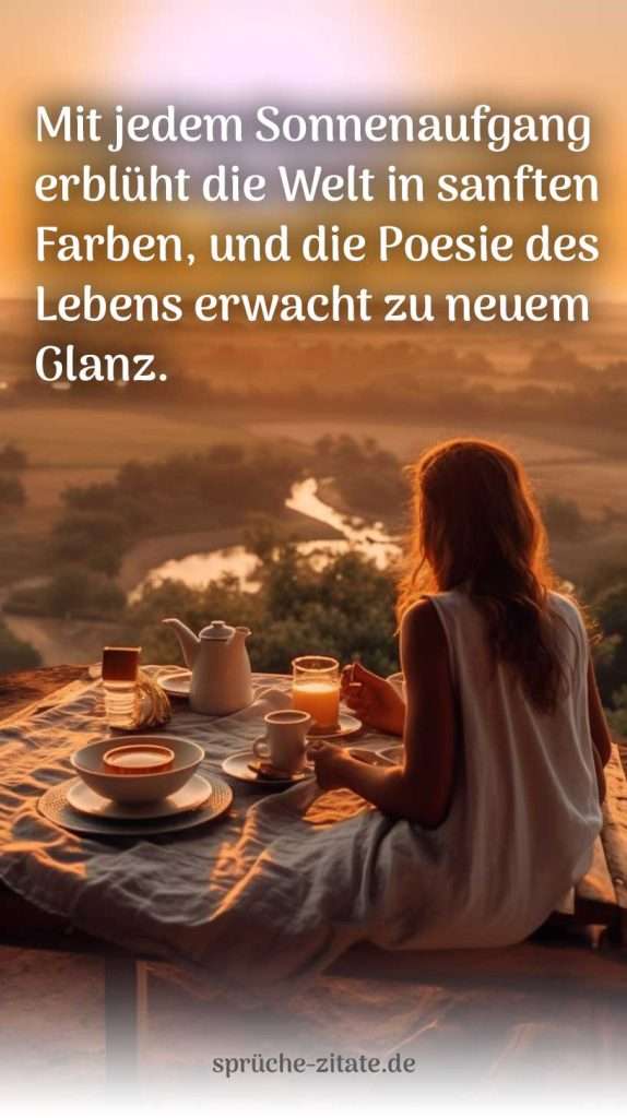 Guten Morgen Sprüche Zitate Kaffee Sonnenaufgang Natur Stadt Schön Nachdenken Leben Hoffnung Glück Inspiration natur berge aussicht frau glücklich