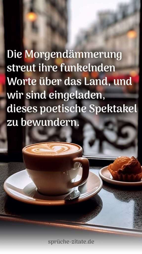 Guten Morgen Sprüche Zitate Kaffee Sonnenaufgang Natur Stadt Schön Nachdenken Leben Hoffnung Glück Inspiration morgendämmerung poetisch stadt city