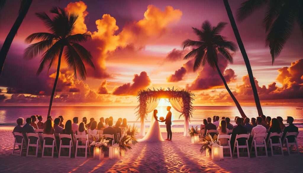 Hochzeitssprüche für Glückwunschkarte Sonnenuntergang Romantische Zitate 