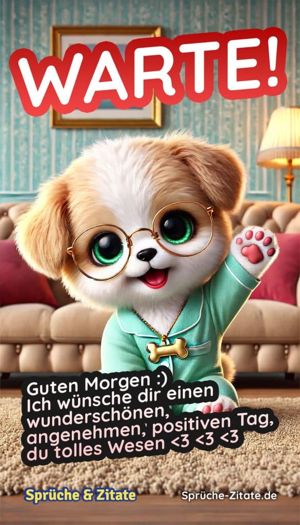 Wunderschönen guten Morgen als Bild
