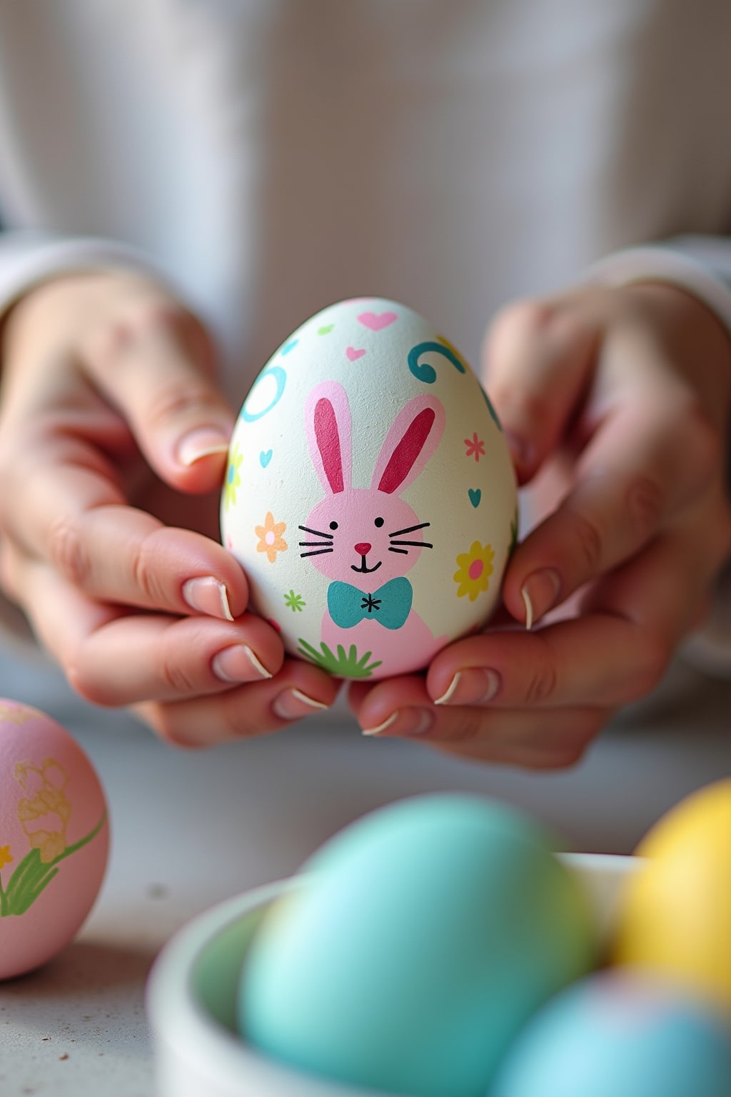 Einfache Ostereier bemalen Ideen-Titel