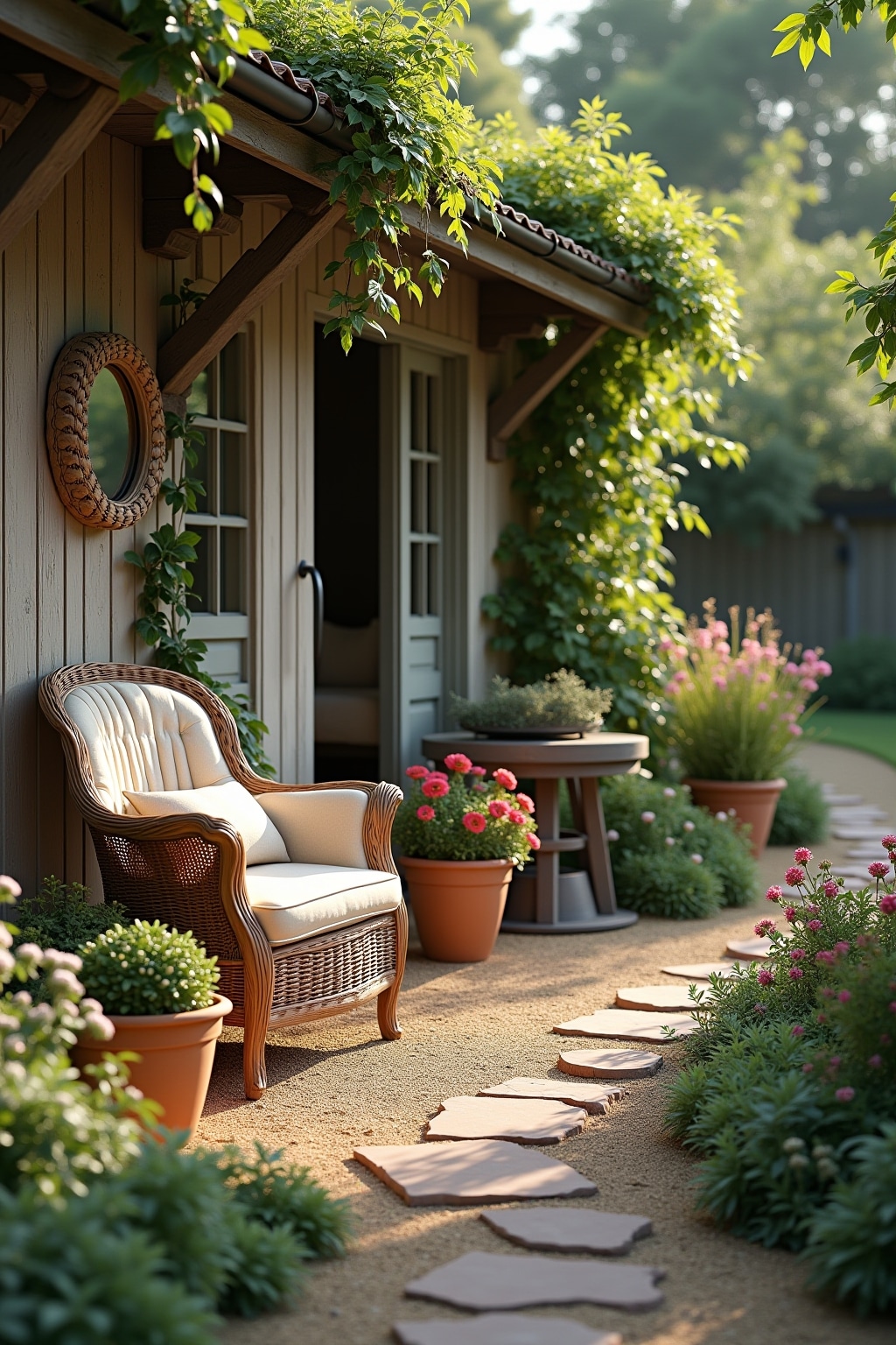 Englischer Gartenstil Deko Ideen-Titel