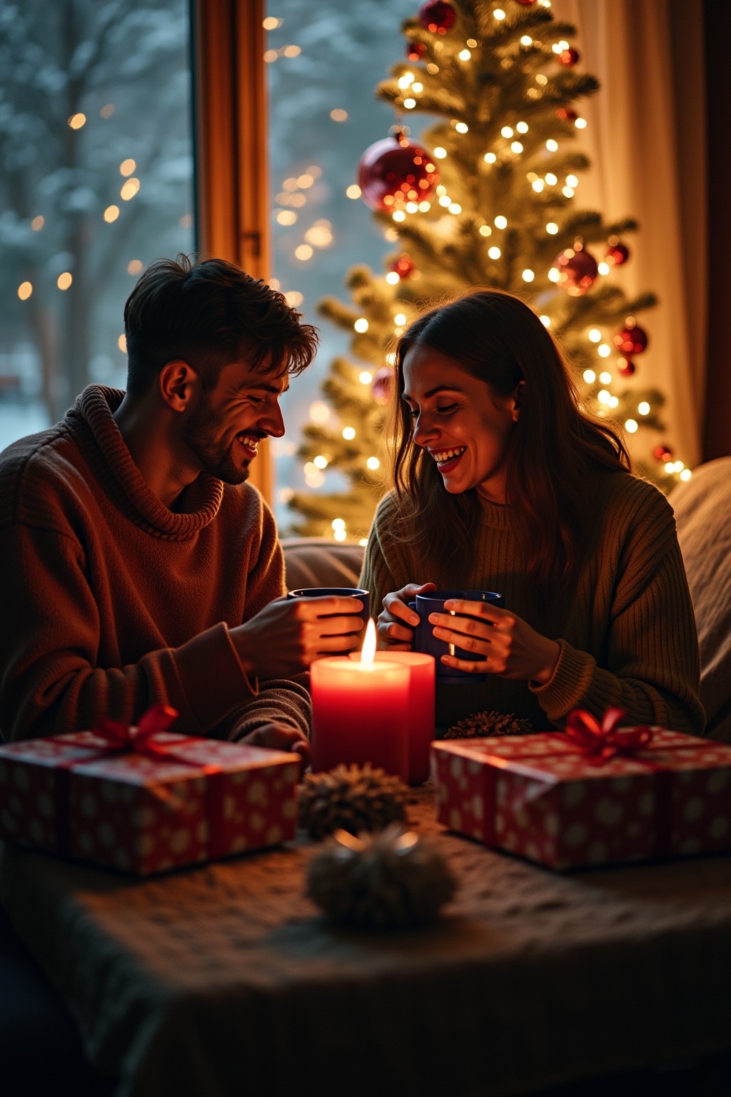 Freie Weihnachten Wünsche für Nachbarn-Titel