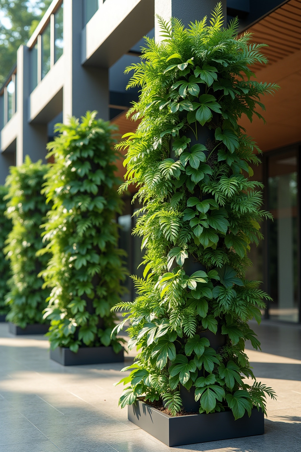 Garten Pflanzsäulen Ideen-Titel