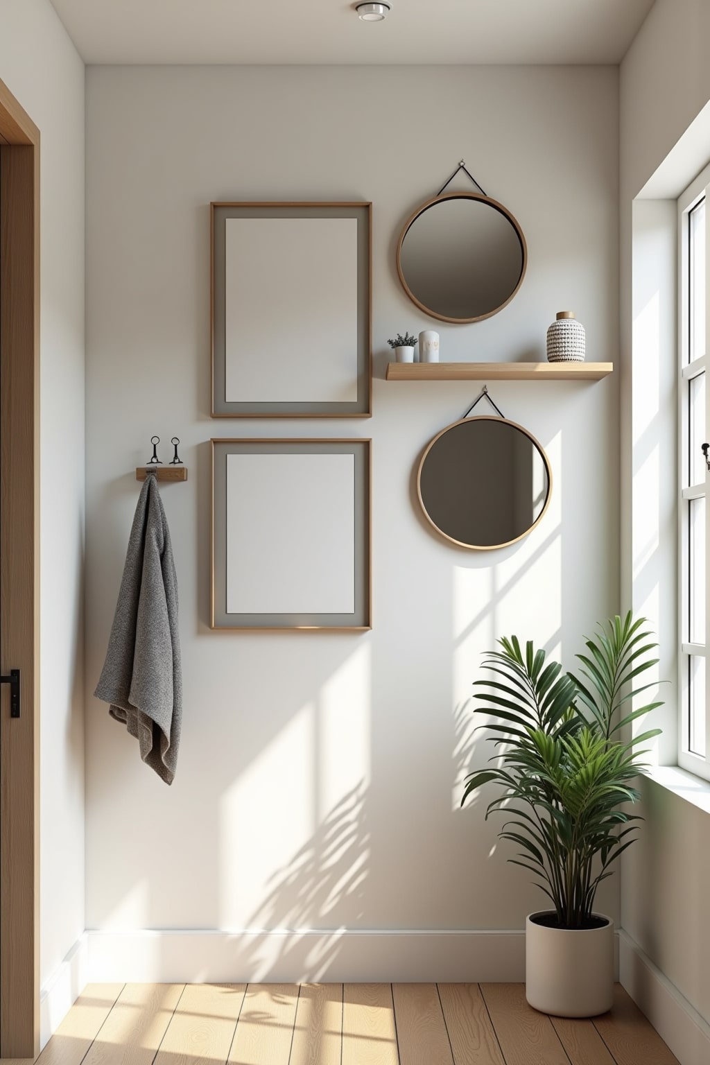 Minimalistische Flur Wanddeko Ideen-Titel