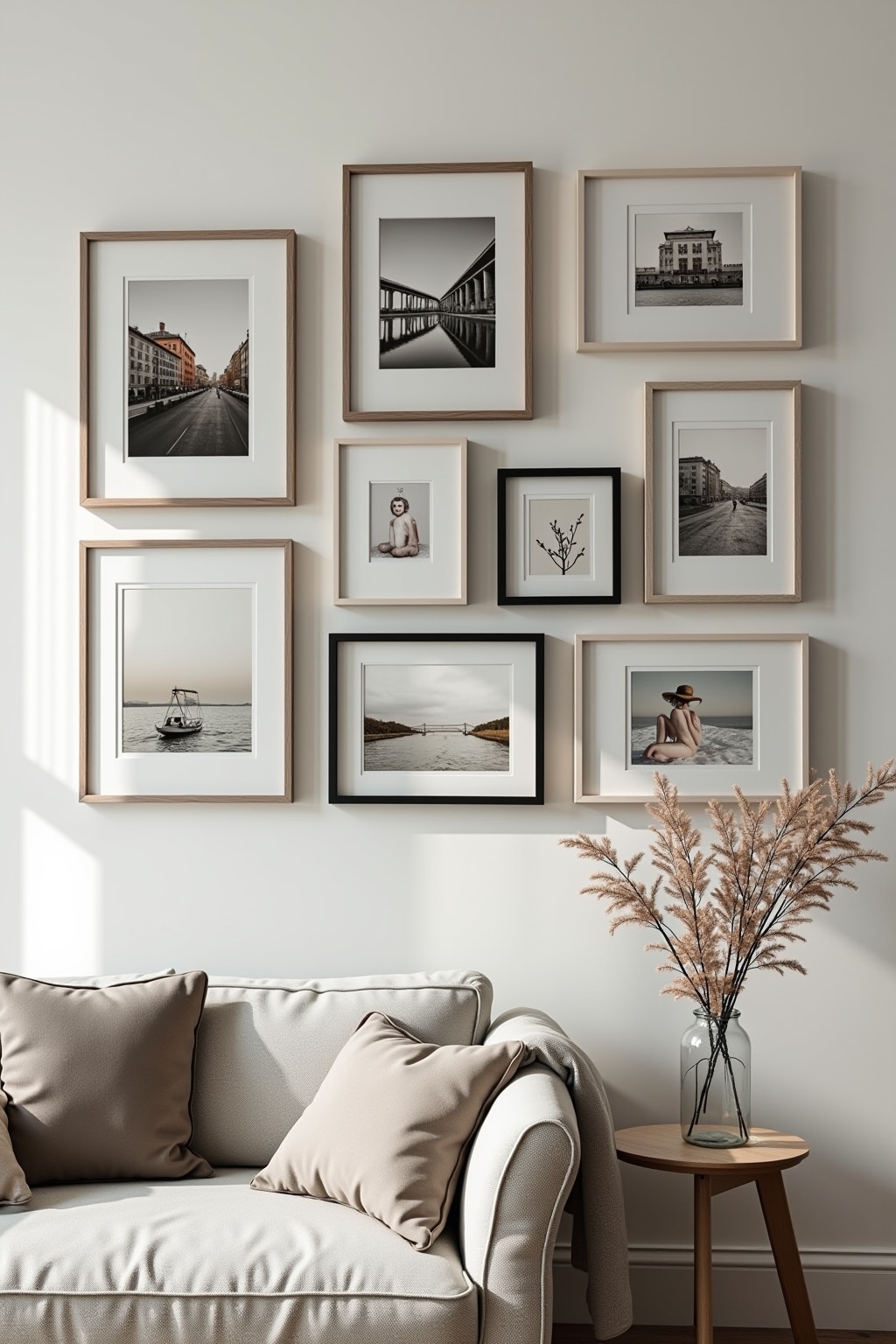 Moderne Deko Ideen für Fotowand-Titel