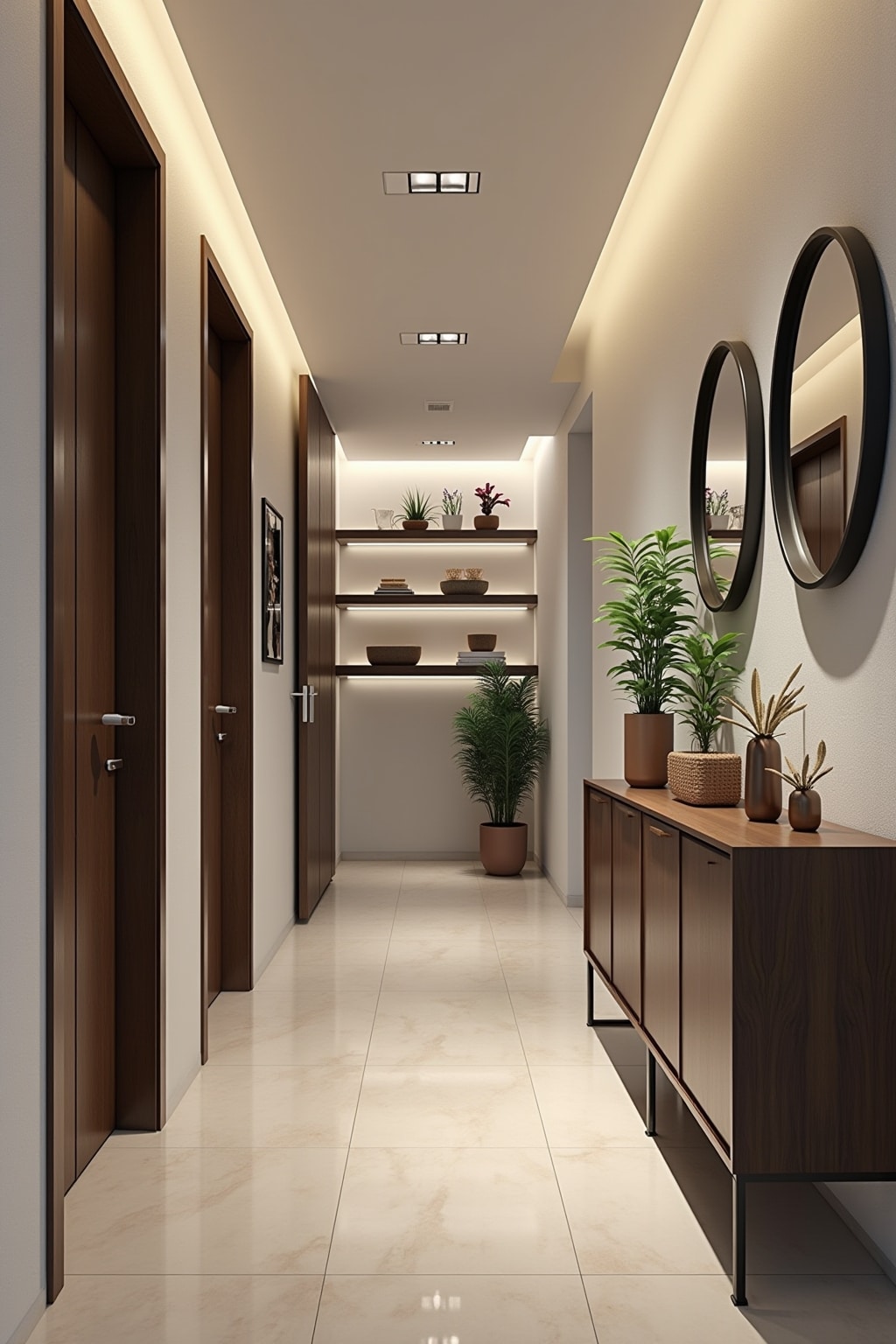 Moderne Schmaler Flur Deko Ideen-Titel