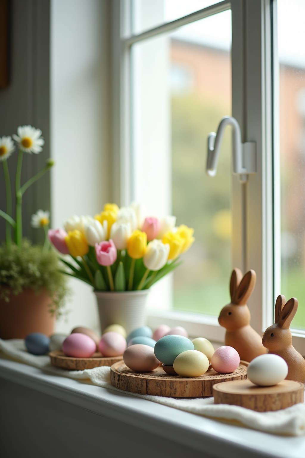 Schöne Osterdeko Ideen für die Fensterbank-Titel