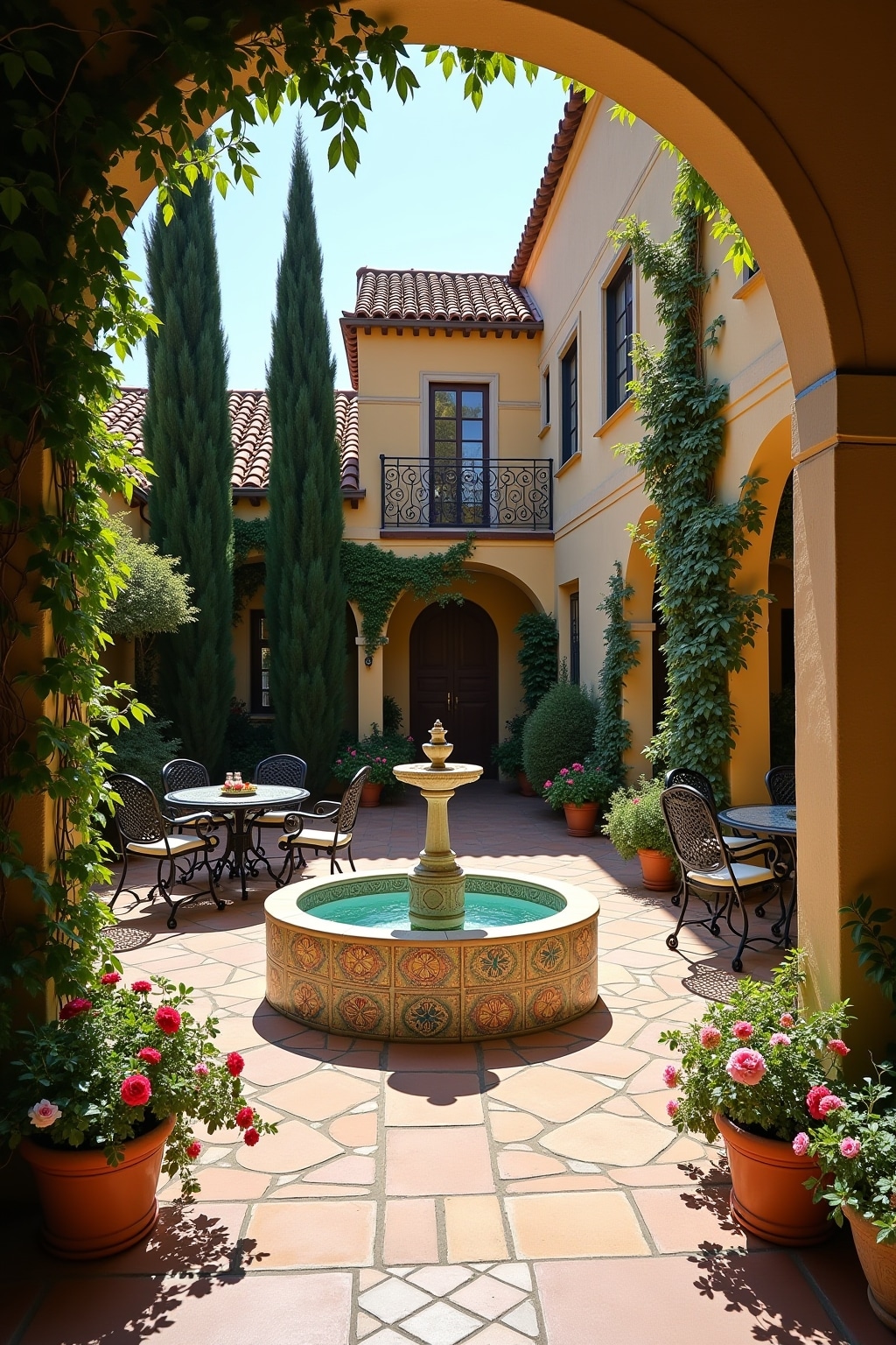 Spanischer Garten Ideen-Titel