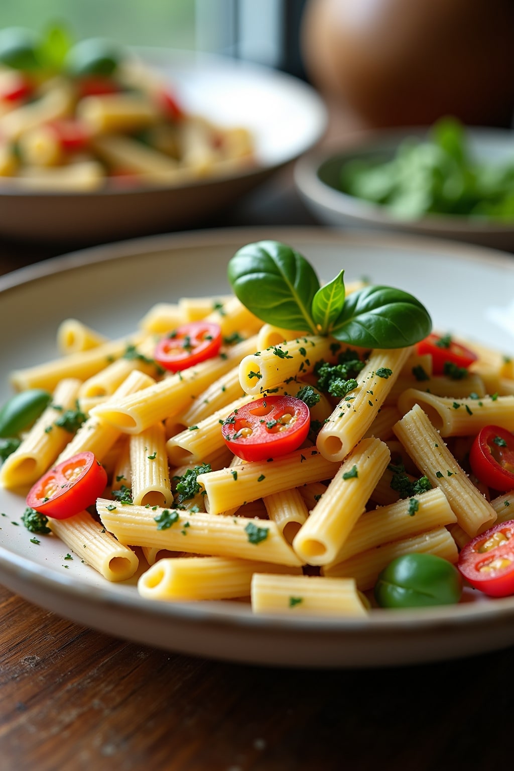 Vegan Caesar Pasta Salad Recipes-Titel