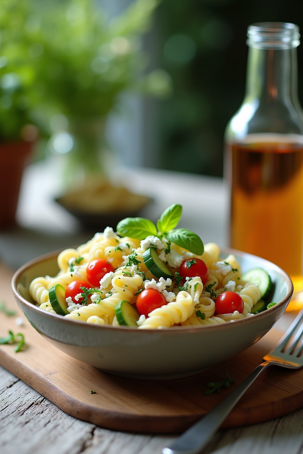cucumber pasta salad recipes-Titel