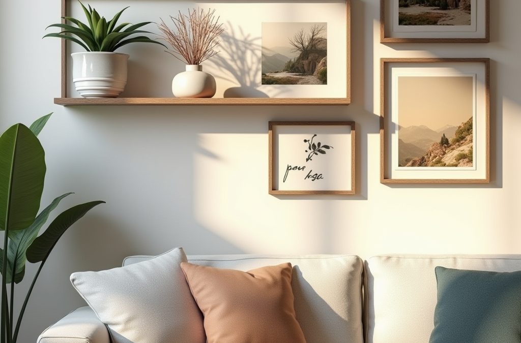 10 kreative Deko-Ideen für leere Wände