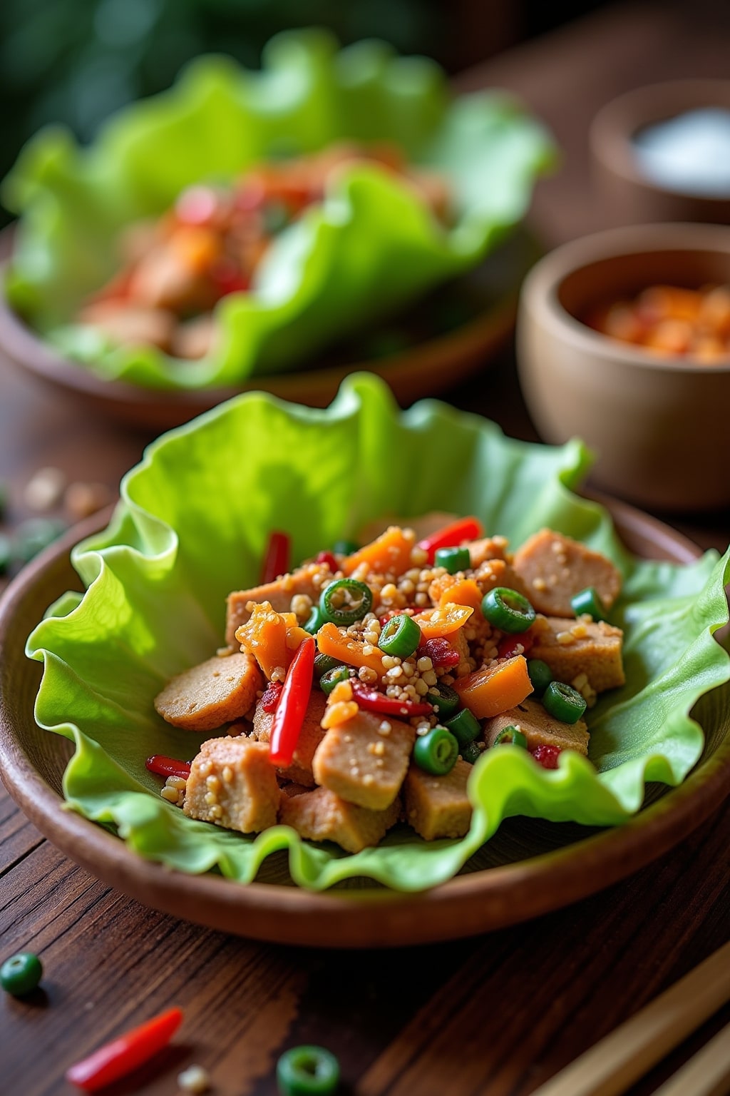 exotic asian turkey lettuce wraps recipes-Titel exotic asian turkey lettuce wraps recipes-Titel