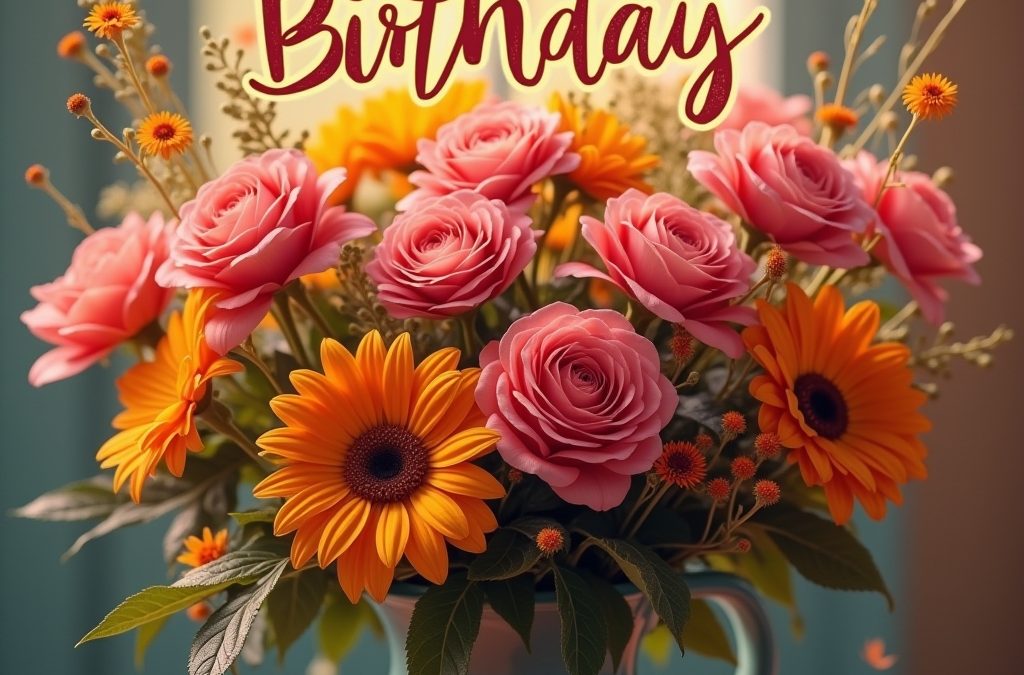 10 bezaubernde Geburtstagswünsche mit Blumen