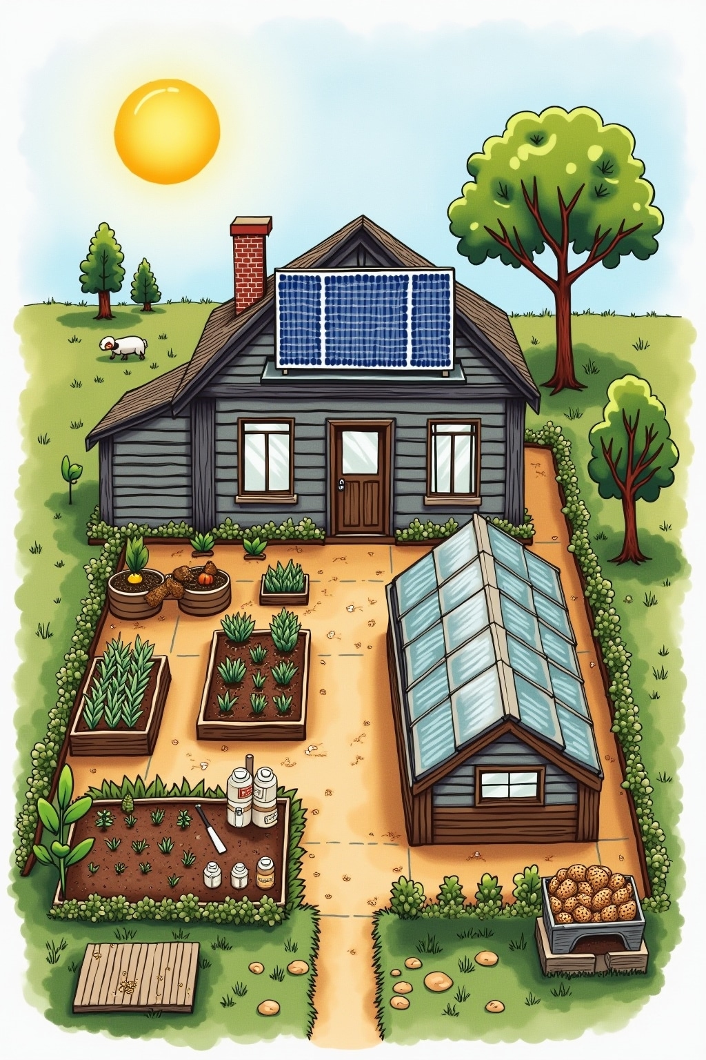 modern homesteading tricks and skills-Titel