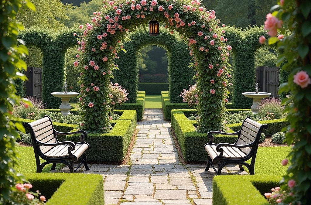 9+ Garten Deko Ideen im englischen Stil