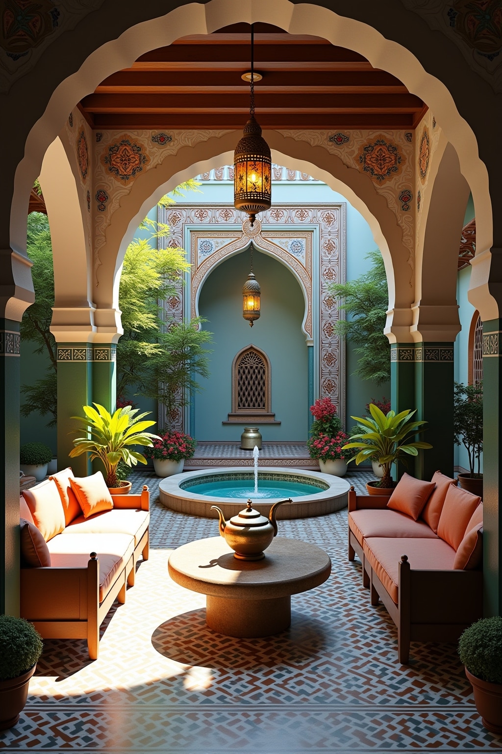 Garten Deko Ideen türkischer Stil-Titel