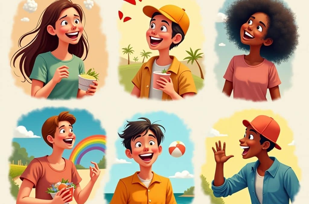 10 umwerfende humorvolle Sprüche über Glücksmomente