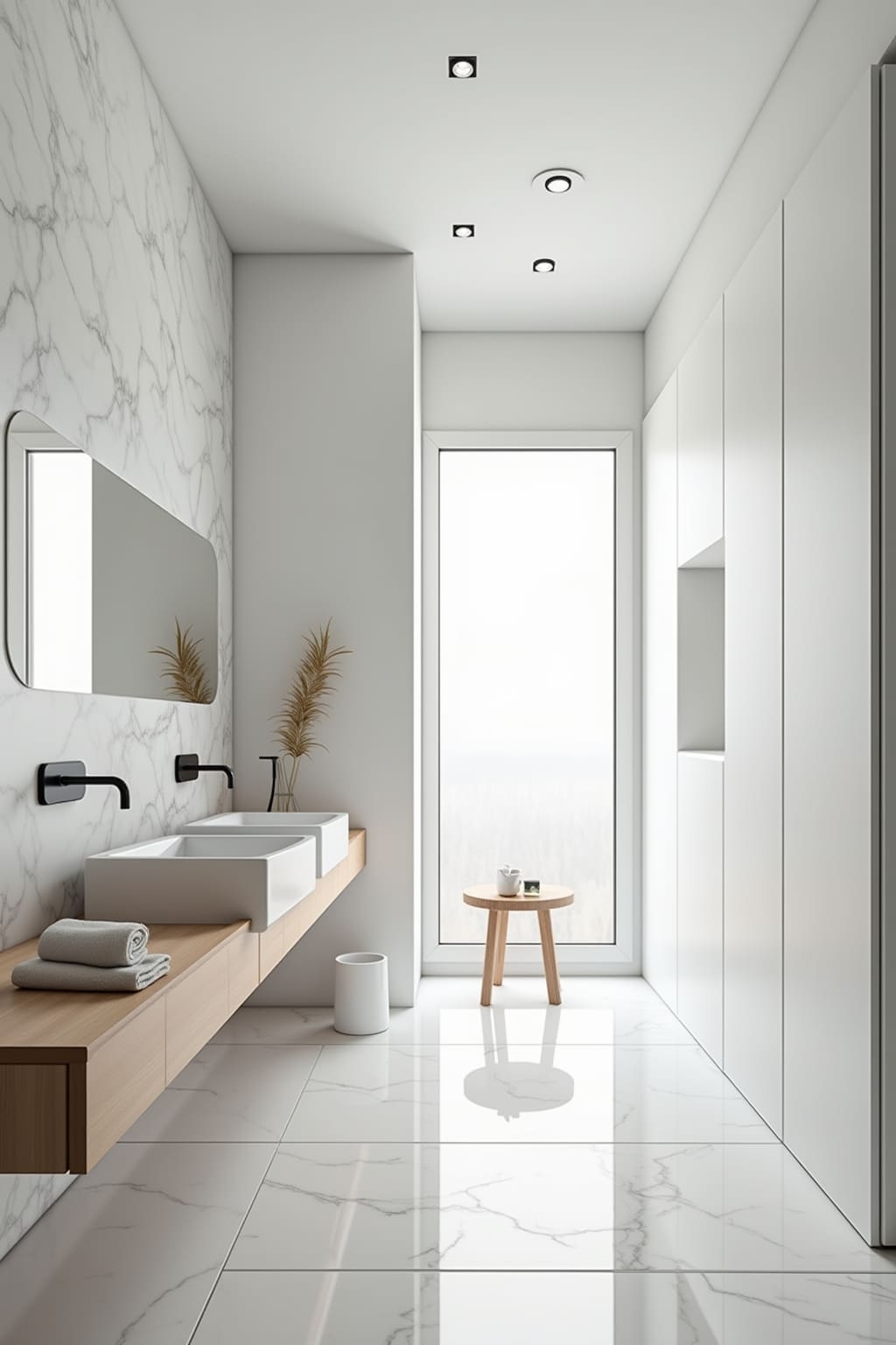 Minimalistische Badezimmer Deko Ideen-Titel