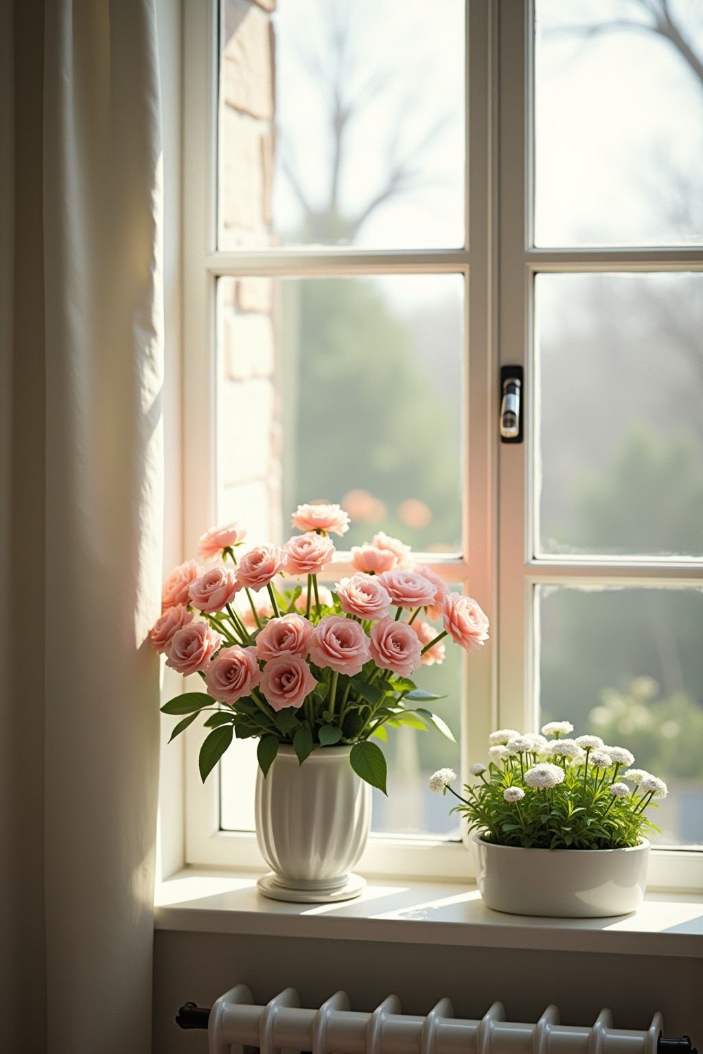 Moderne Frühlingsdekoideen für Fensterbank-Titel