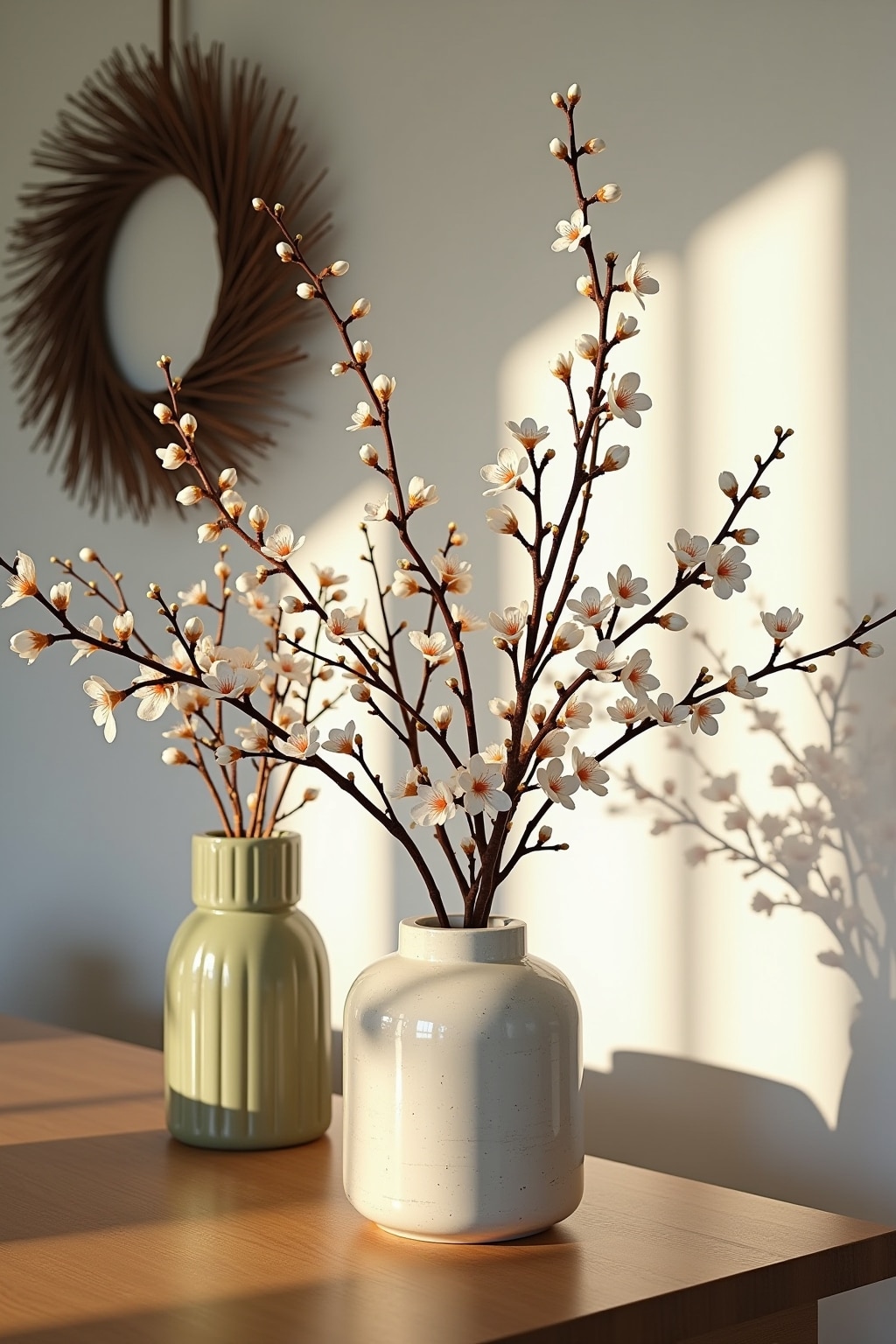 Natürliche Deko Ideen für Frühling mit Zweigen-Titel