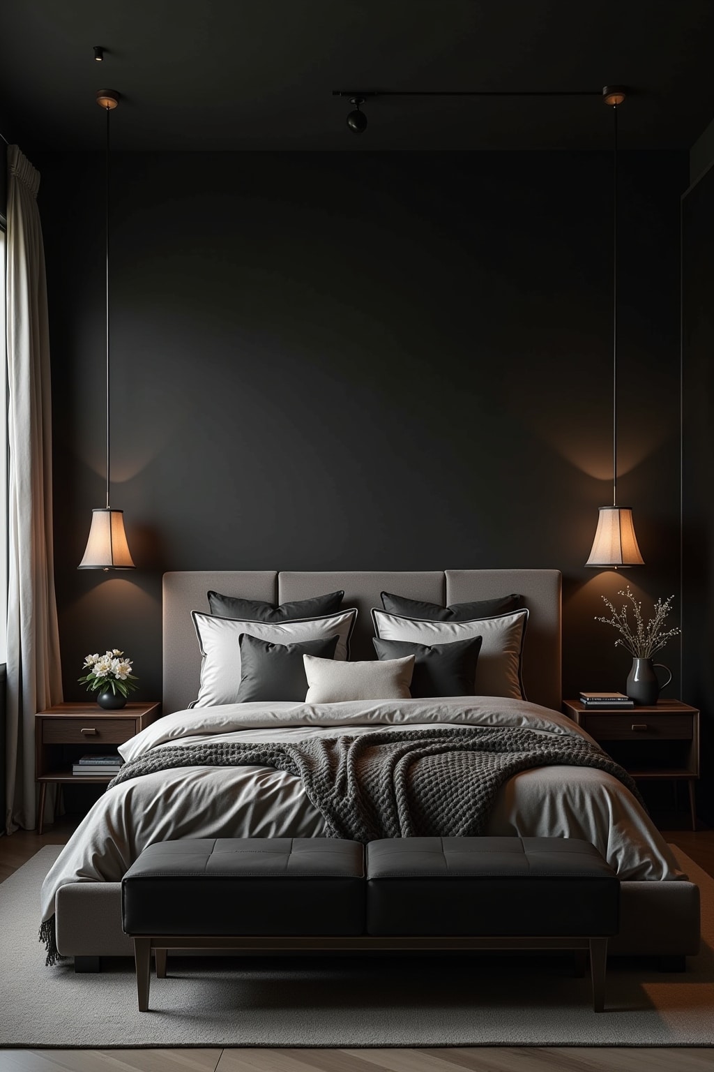 home decor ideas for bedroom in dark-Titel
